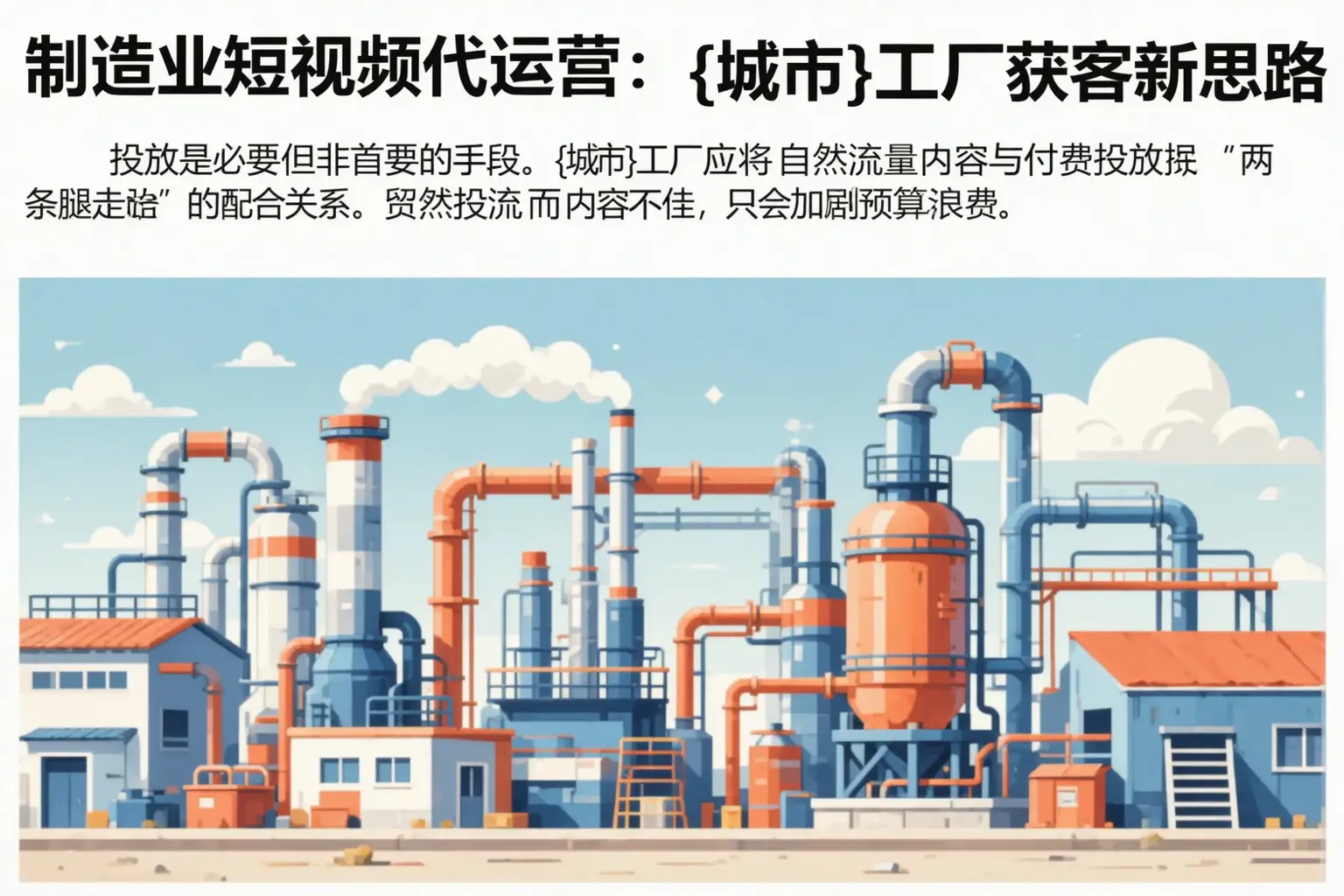 制造业短视频代运营：饶平工厂获客新思路