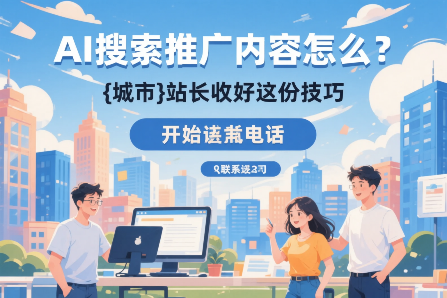 AI搜索推广内容怎么写？饶平站长收好这份技巧
