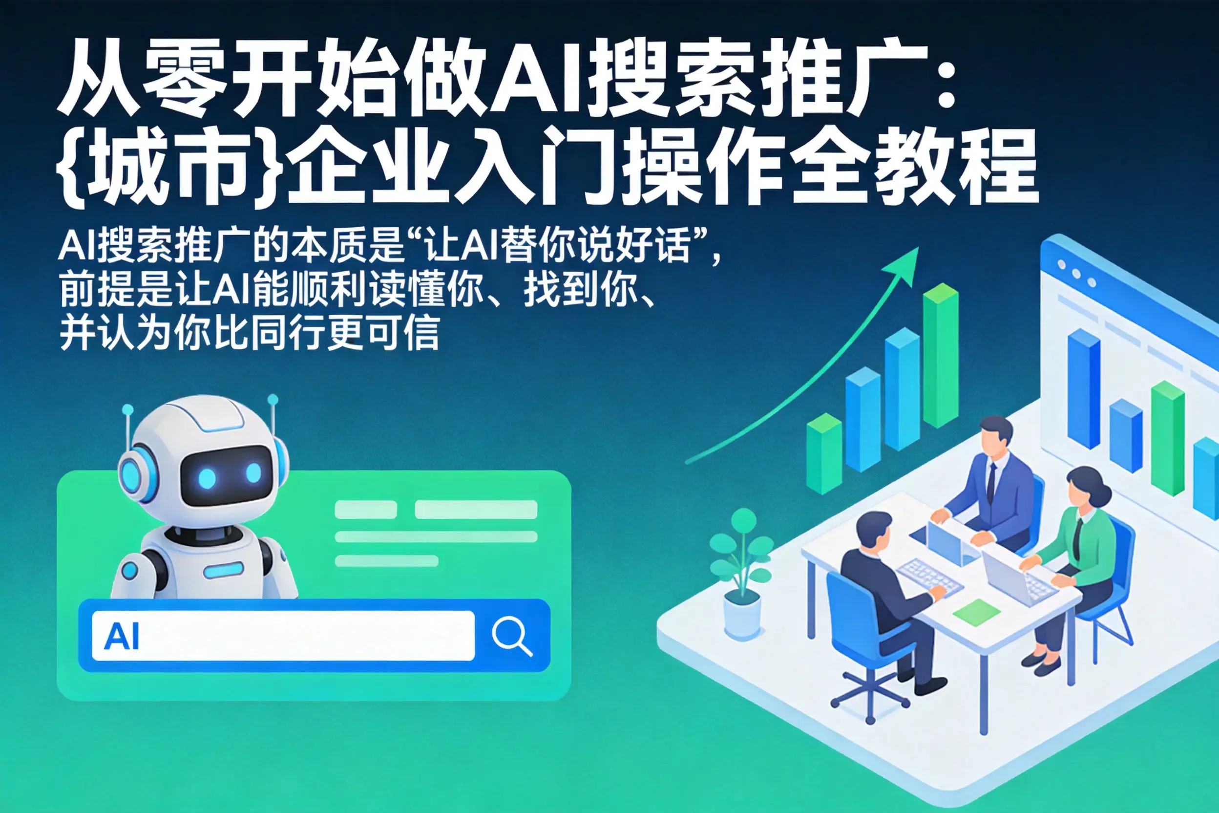 从零开始做AI搜索推广：饶平企业入门操作全教程